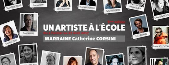 6e édition d’Un artiste à l’école – du 2 février au 27 avril 2017